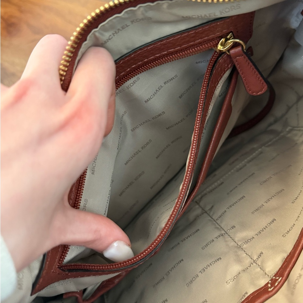 Maroon Michael Kors Bag - Picture 6 of 10